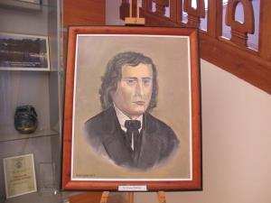 Kozičev portret Prešerna za praznik gostuje na občini